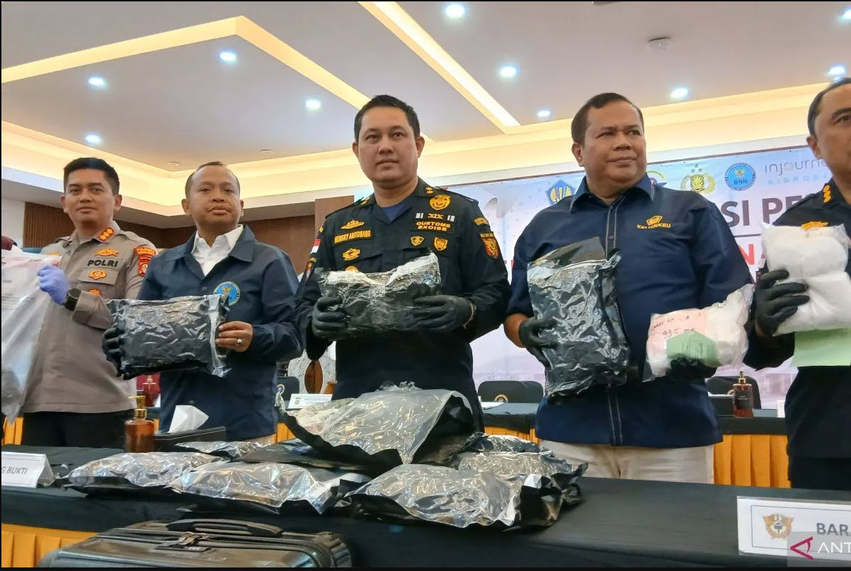 Bea Cukai Soekarno-Hatta Gagalkan Penyelundupan 17,8 Kg Narkotika dalam Empat Bulan
