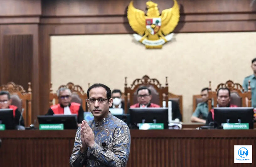 Nadiem Makarim Divonis 10 Tahun Penjara dalam Kasus Korupsi Pengadaan Chromebook, Didenda Rp1 Miliar dan Wajib Bayar Uang Pengganti Rp809 Miliar