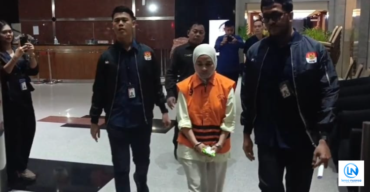 Menahan Tangis, Direktur PT MSA Fika Nur Alawi Ditahan KPK dalam Kasus Suap Proyek Pemkab Muara Enim