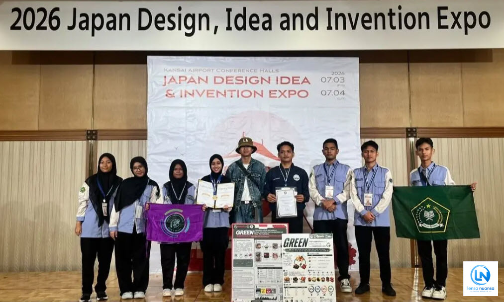 Bangga! Siswa MAN 1 Medan Raih Medali Emas di Jepang, Ubah Limbah Kulit Buah MBG Jadi Bata dan Genteng Ramah Lingkungan