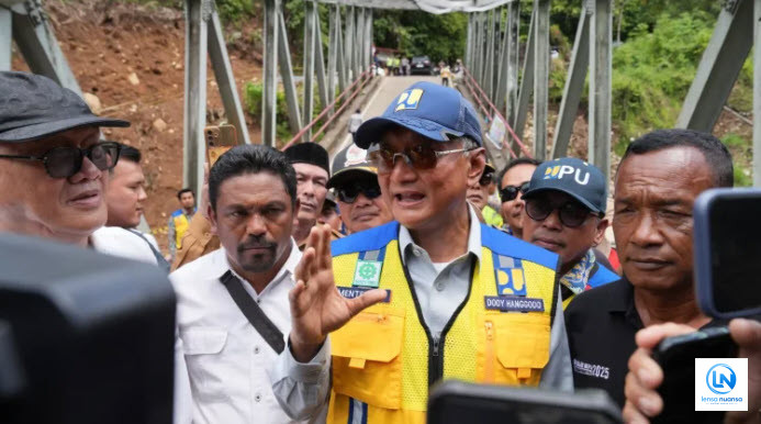 Gotong Royong Warga Bener Meriah Diapresiasi, Menteri PU Pastikan Bangun Jembatan Permanen Senilai Rp700 Miliar