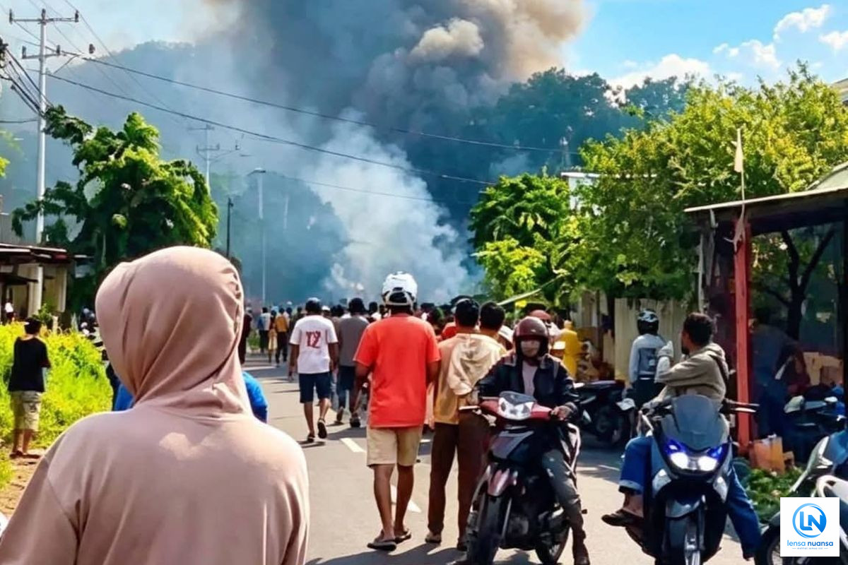 Bentrokan Antarwarga di Pulau Adonara Flores Timur Tewaskan Tiga Orang, 20 Rumah Terbakar