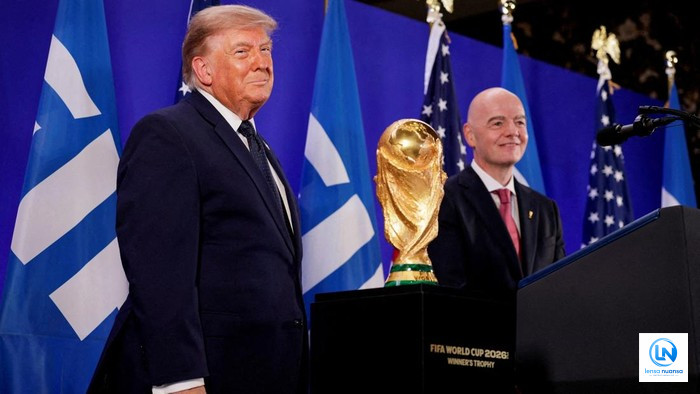 Trump Kembali Disoraki di Final Piala Dunia 2026, Cemoohan Menggema Saat Bawa Trofi Bersama Presiden FIFA